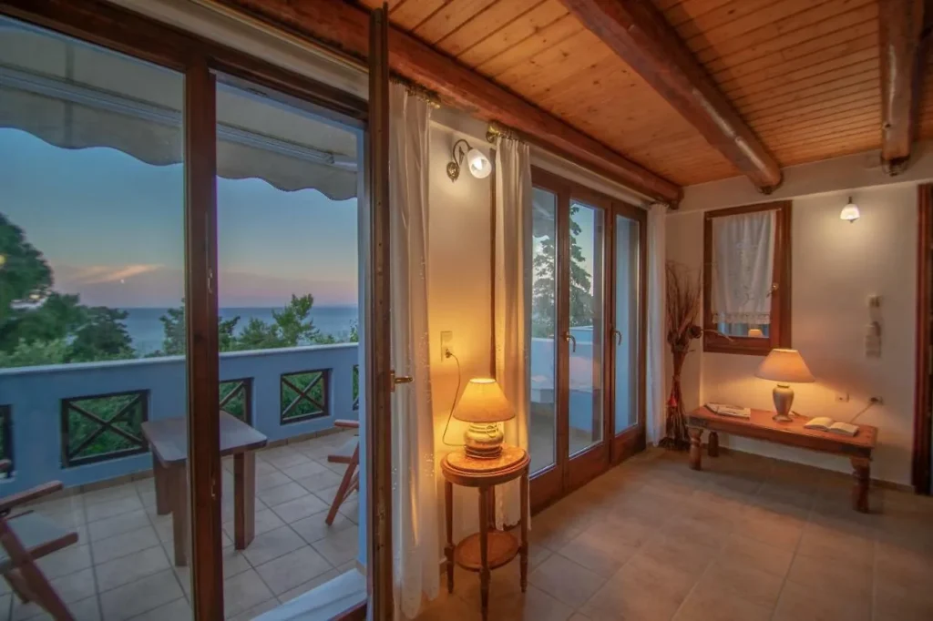 Balcony at sunset